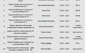 Galeria aktualności Zapraszamy na zajęcia pozalekcyjne 76 4