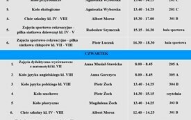 Galeria aktualności Zapraszamy na zajęcia pozalekcyjne 76 1