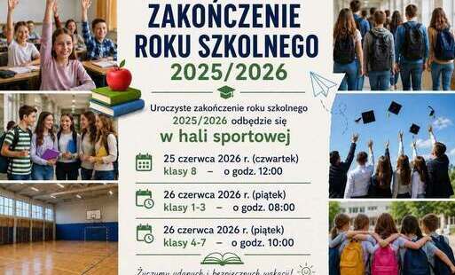 Zdjęcie do Zakończenie roku szkolnego 2025/2026